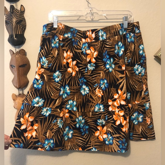 Land’s End elastic waist skirt - Picture 6 of 8